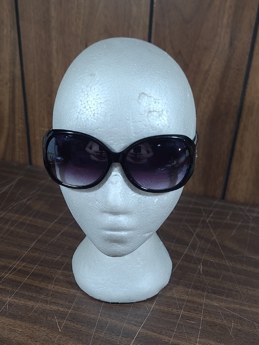 Women's Oversized Black Gradient Lens Sunglasses #27